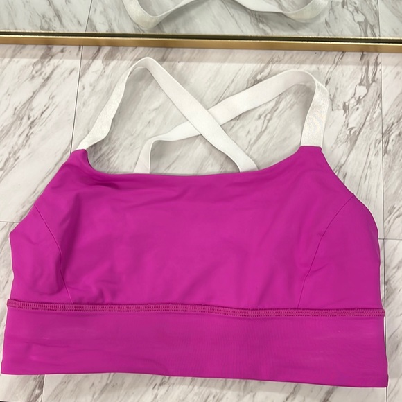 lululemon athletica Other - Lululemon Pink Sports Bra with Adjustable Straps 8